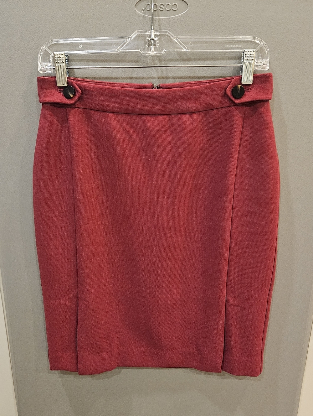 Classic Ann Taylor Magenta Pencil Skirt